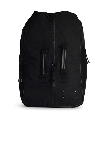 Maison Margiela Black Nylon Duffel Bag Man