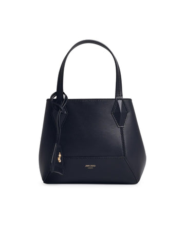 Jimmy Choo 'Diamond' Small Black Leather Bag Woman