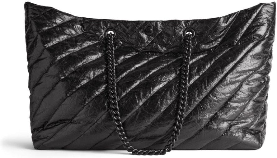 CARRY ALL CRUSH LEATHER TOTE