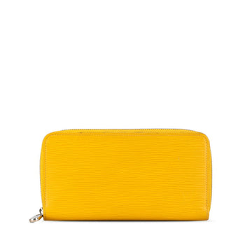 Louis Vuitton Epi Zippie Wallet Round Fashner Long Wallet M81229 Sunflower Yellow Leather  Louis Vuitton   Wallet