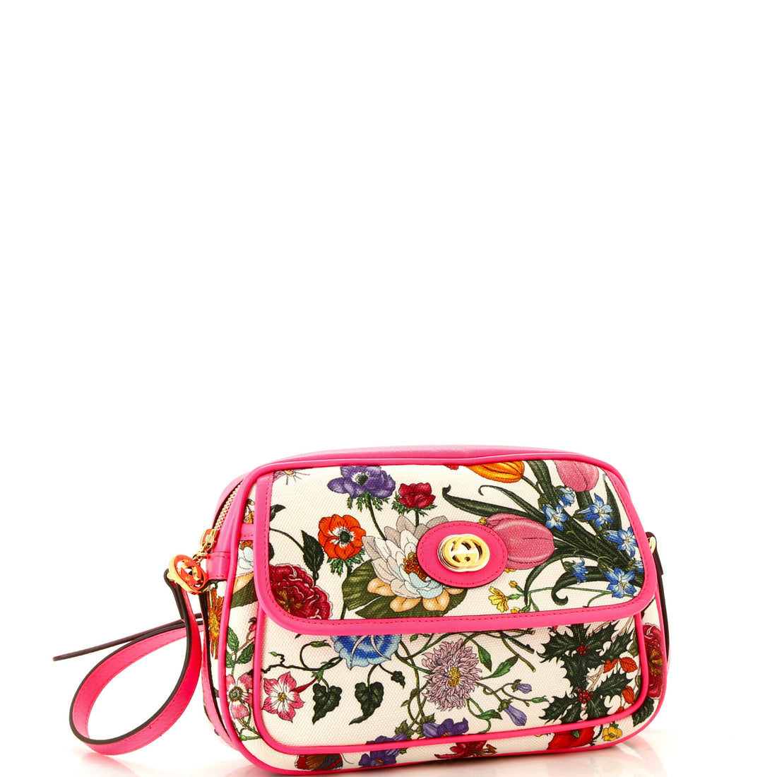Shoulder Bag Flora Canvas Small
