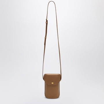 Saint Laurent Brown Leather Mini Bag Men