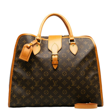 Louis Vuitton Monogram Rivoli Handbag 2WAY M53380 Brown PVC Leather  Louis Vuitton