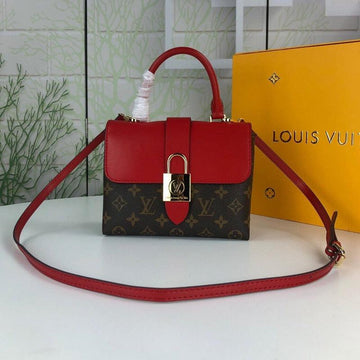 Makersluxe - Locky Bb Lona Monogram Bag Red