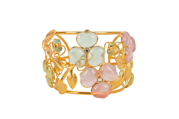 Bracelet manchette fleurs Augustine