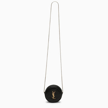 Saint Laurent Small Black Shoulder Bag With Monogram Women