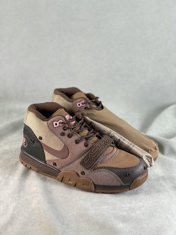 Custom Travis Scott x Air Trainer 1 Wheat DR7515-200