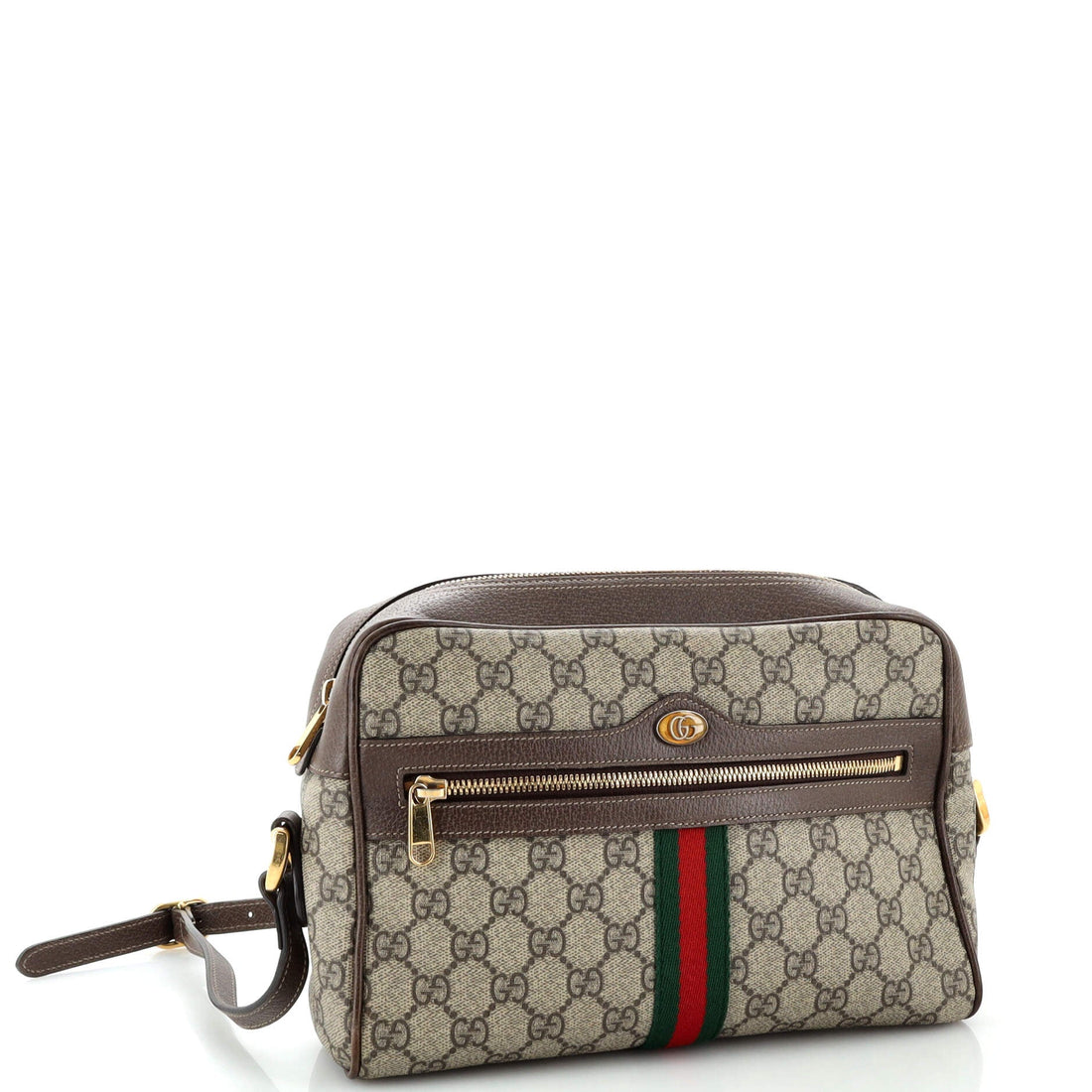 Ophidia Shoulder Bag GG Coated Canvas Small