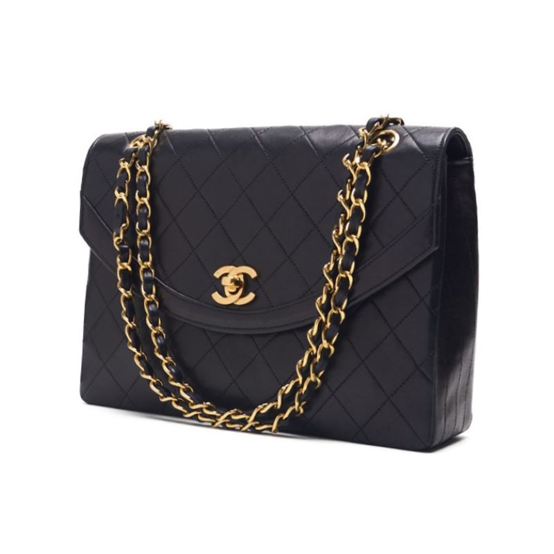 Chanel Matrasse  Flap Turnlock Chain Shoulder  Black   Shoulder Bag Ladies Shoulder Bag Hybrid ? Ship? Ladies Shoulder Bag Ladies Shoulder Bag