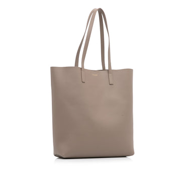 Brown Saint Laurent North/South Shopping Tote