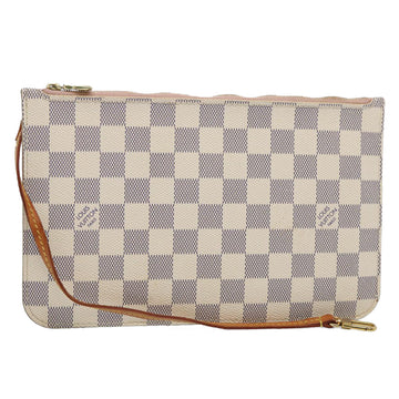 Louis Vuitton Neverfull  Canvas Clutch Bag ()