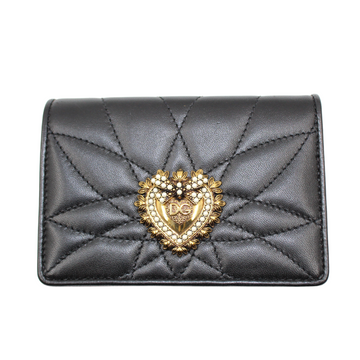 Dolce & Gabbana Wallet Black Leather Devotion