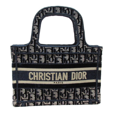 Dior Dior Umbrella Embroidery Book Tote Mini-Bag Handbag Handbag Canvas  Navy S5475ZRIW_M928