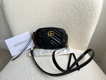 Gucci GG Black Marmont Mini Shoulder Bag (RRP £1,360)