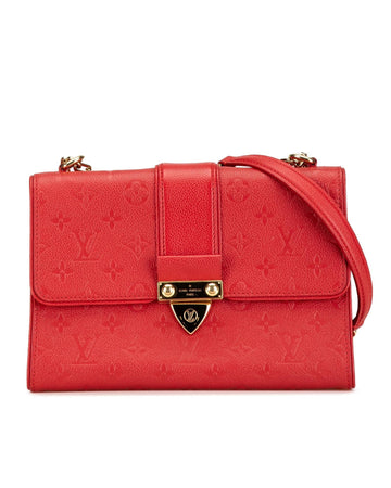 Monogram Empreinte Chain Link Strap Top Flap Bag with S-Lock Closure