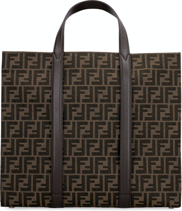 EMBROIDERED CANVAS SHOPPING BAG