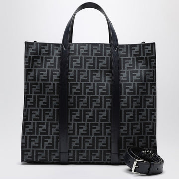 Fendi Shopper Bag In Ff Jacquard Fabric Men