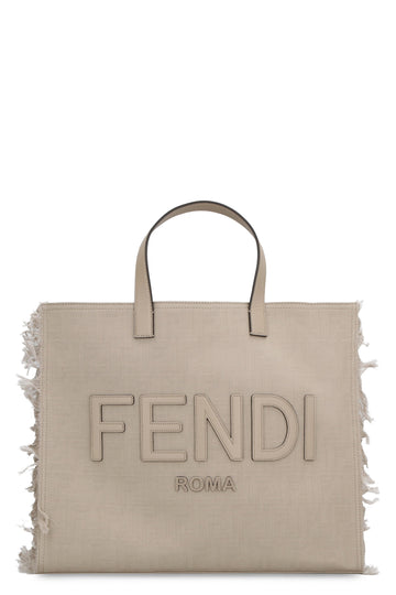 JACQUARD FABRIC TOTE