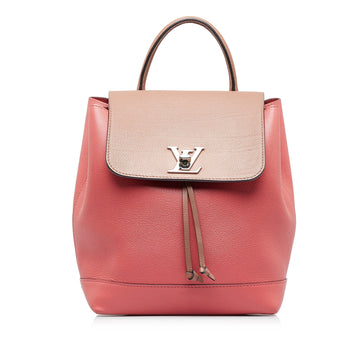 Pink Louis Vuitton Lockme Backpack