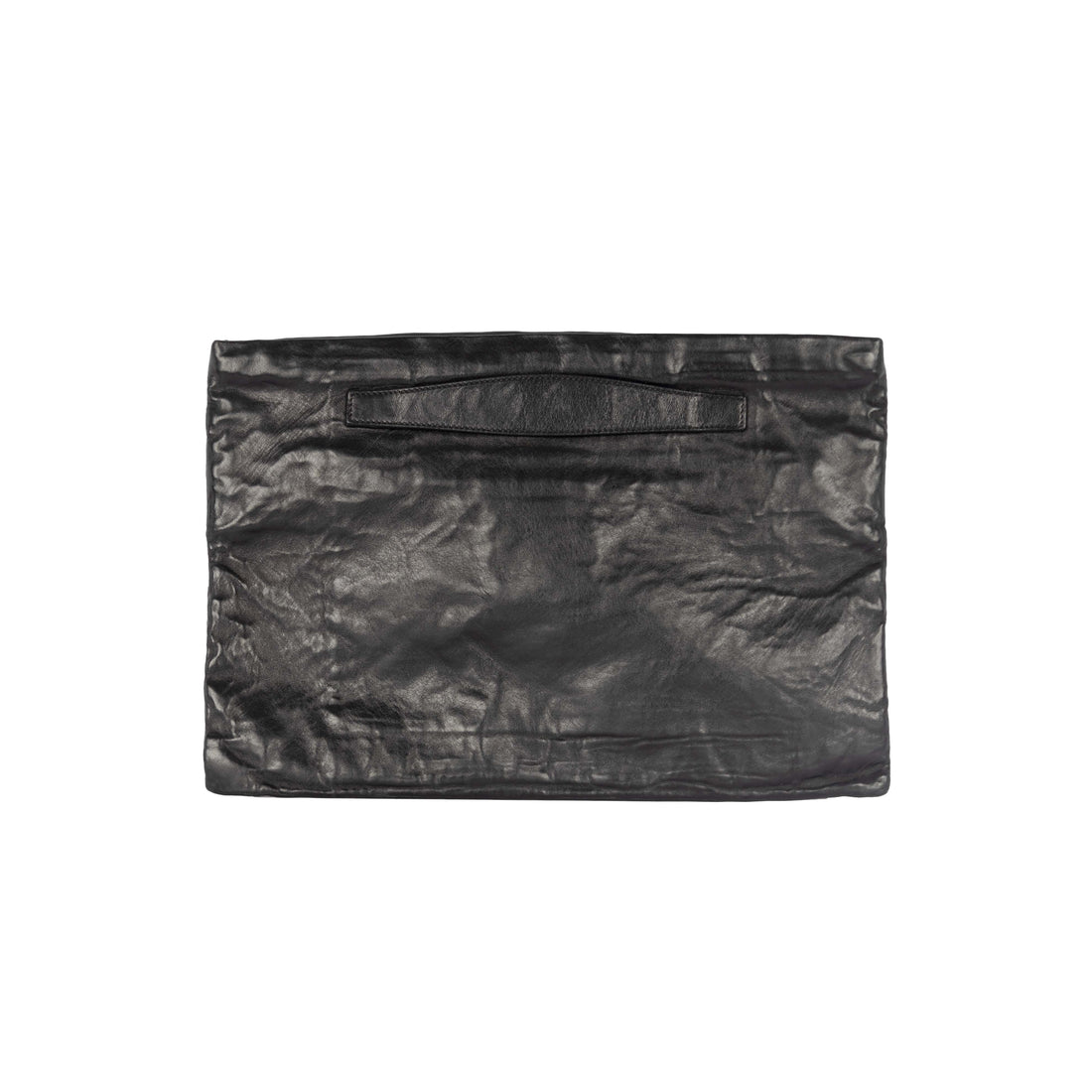 Prada Black Leather Clutch - '10s