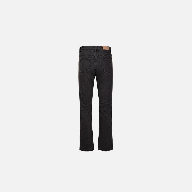 Zipper Faded Flared Women's Jeans