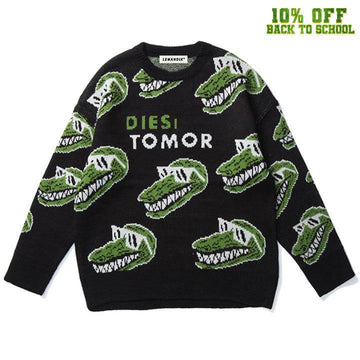 Makersluxe® Cozy Knit Sweater Full Crocodile