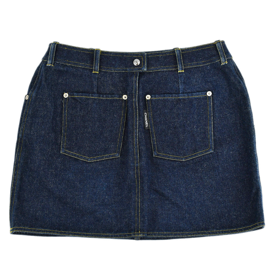 Chanel Spring 1996 Denim Skirt #40