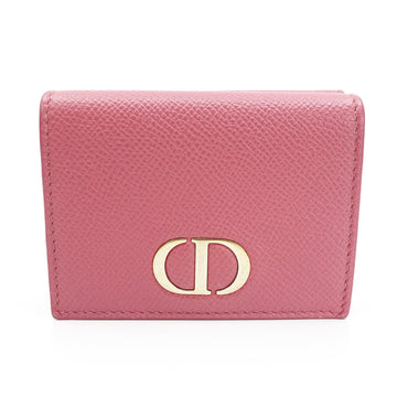 Dior Three Fold Wallet CD Pink Gold  Wallet Coins Card  Small Others etc