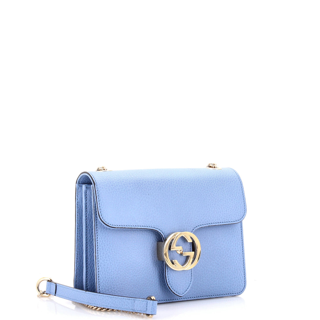 Interlocking Shoulder Bag Leather Small