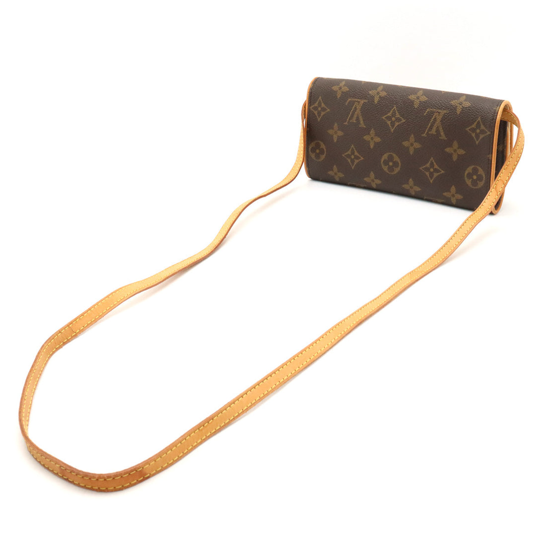Louis Vuitton Monogram Pocket Twin PM Shoulder Bag 2WAY Clutch Bag M51854