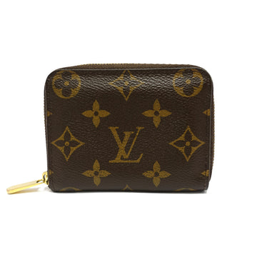 Louis Vuitton M60067 Monogram Brown G Gold  Small Wallet Small  Women Only