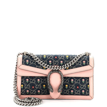 Dionysus Bag Printed GG Denim Small