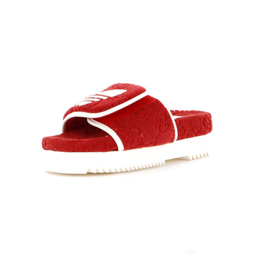 x Adidas Women's Platform Slide Sandals Terry Cloth