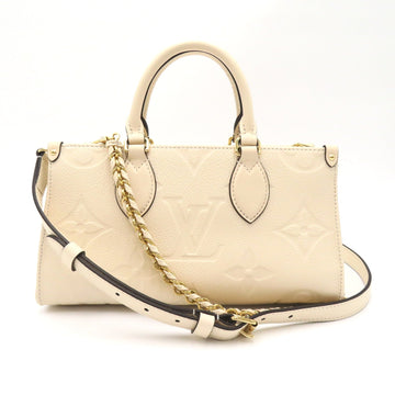 Louis Vuitton On The Go EW 2w Shoulder Bag 2way Shoulder Bag Leather Monogram Implant  Ivory M23698