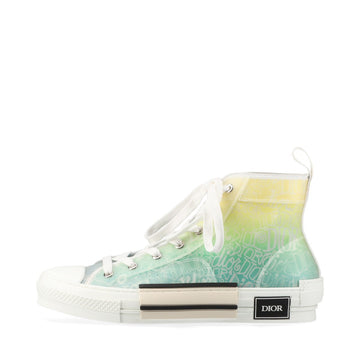 Dior x Stewsy B23 20AW Lavender x Canvas High-Cut Sneaker 41 Men Green x Yellow 20ALS