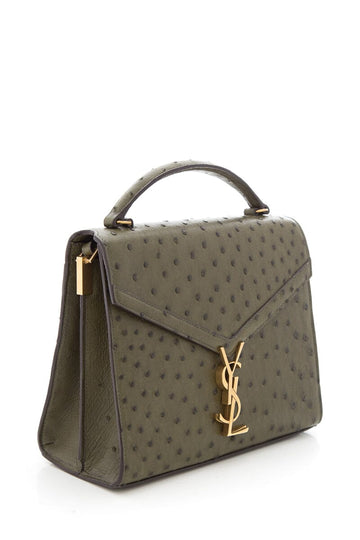 Saint Laurent Green Cassandra Medium Handbag