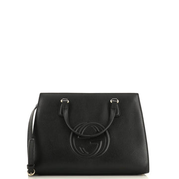 Soho Convertible Top Handle Satchel Leather Medium