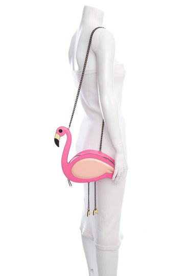 Moschino Cheap & Chic Pink Flamingo Shoulder Bag
