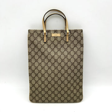 Gucci GG Supreme Flat Tote - Brown Totes, Handbags gu7715df