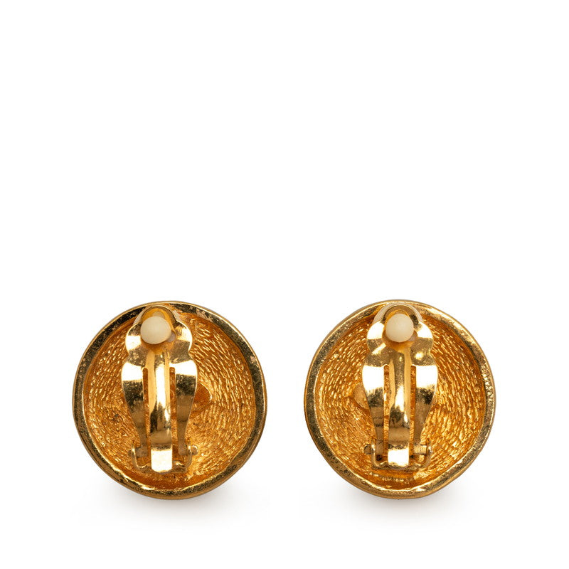 Chanel Vintage Mattress Cocomark Earring Gold   Chanel