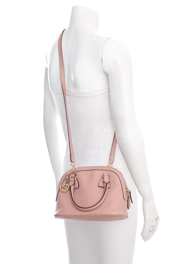Gucci Pink Leather Mini Dome Handbag