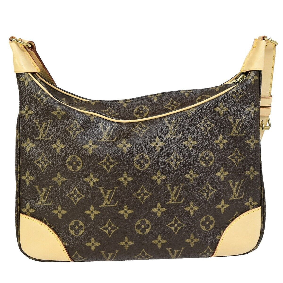 Louis Vuitton Boulogne  Canvas Shoulder Bag ()