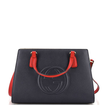 Soho Convertible Top Handle Satchel Leather Medium