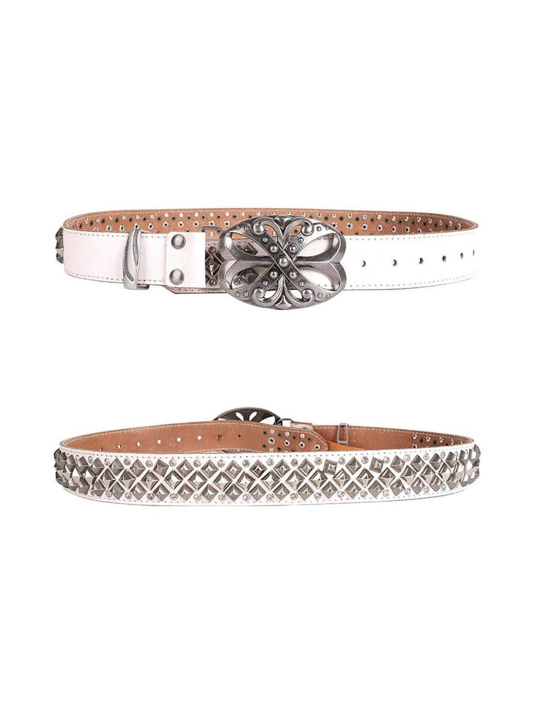 Makersluxe Retro Punk Rhinestone Belt - 2175