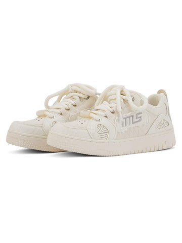 Makersluxe Embroidered Letter Shoes - 2107