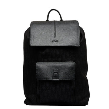 DIOR Rucksack Backpack 1MOBA062 Black Nylon Leather Ladies Dior