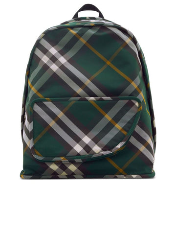 Interwoven Design Backpack with Signature Web Detailing