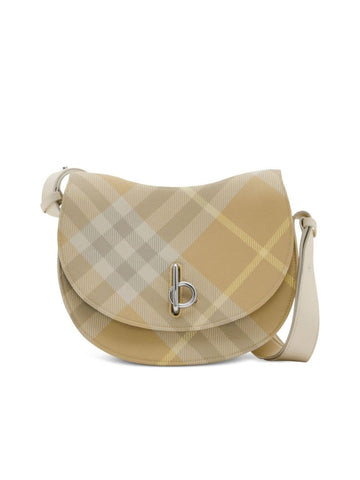 Shoulder Bag with Check Pattern