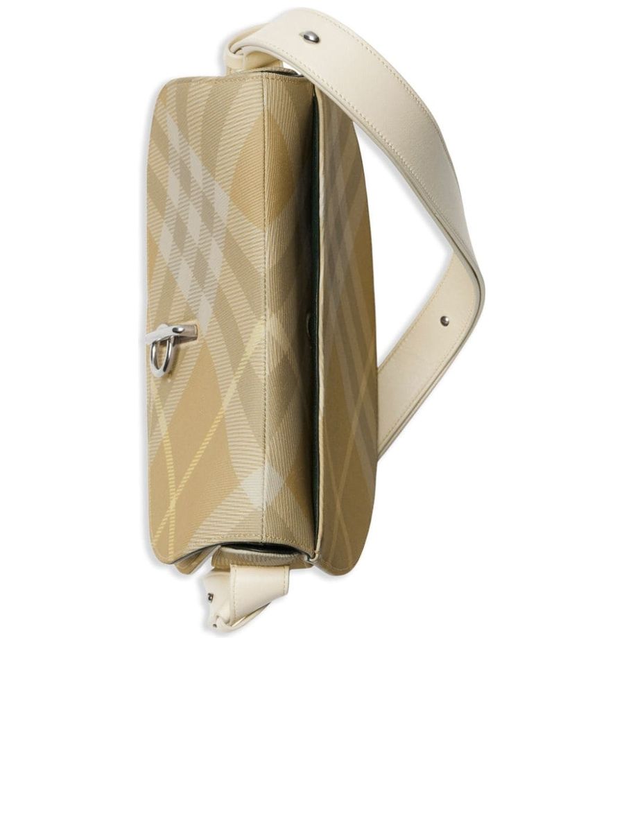 Shoulder Bag with Check Pattern