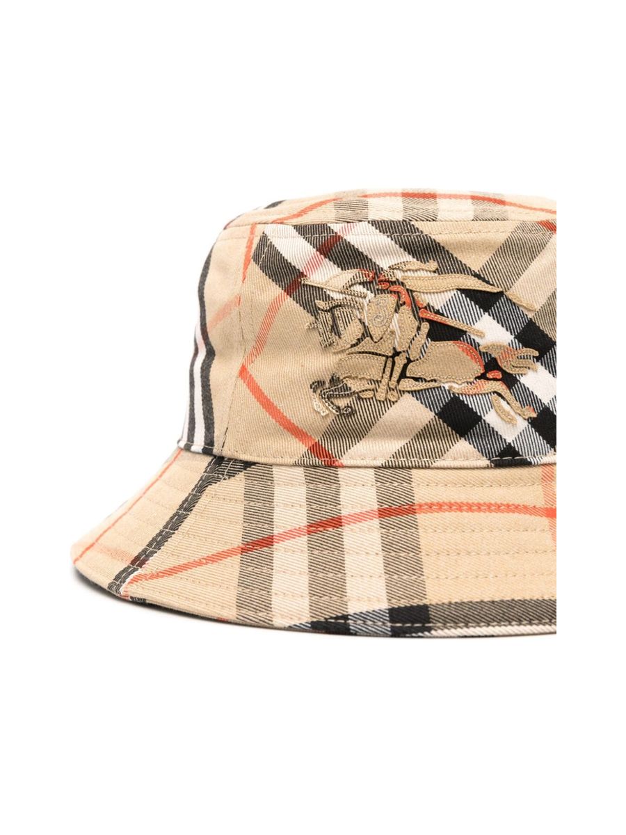 Vintage Check Pattern Hat